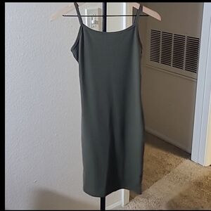 Women's Medium Fashion Nova Olive Ribbed  Dress